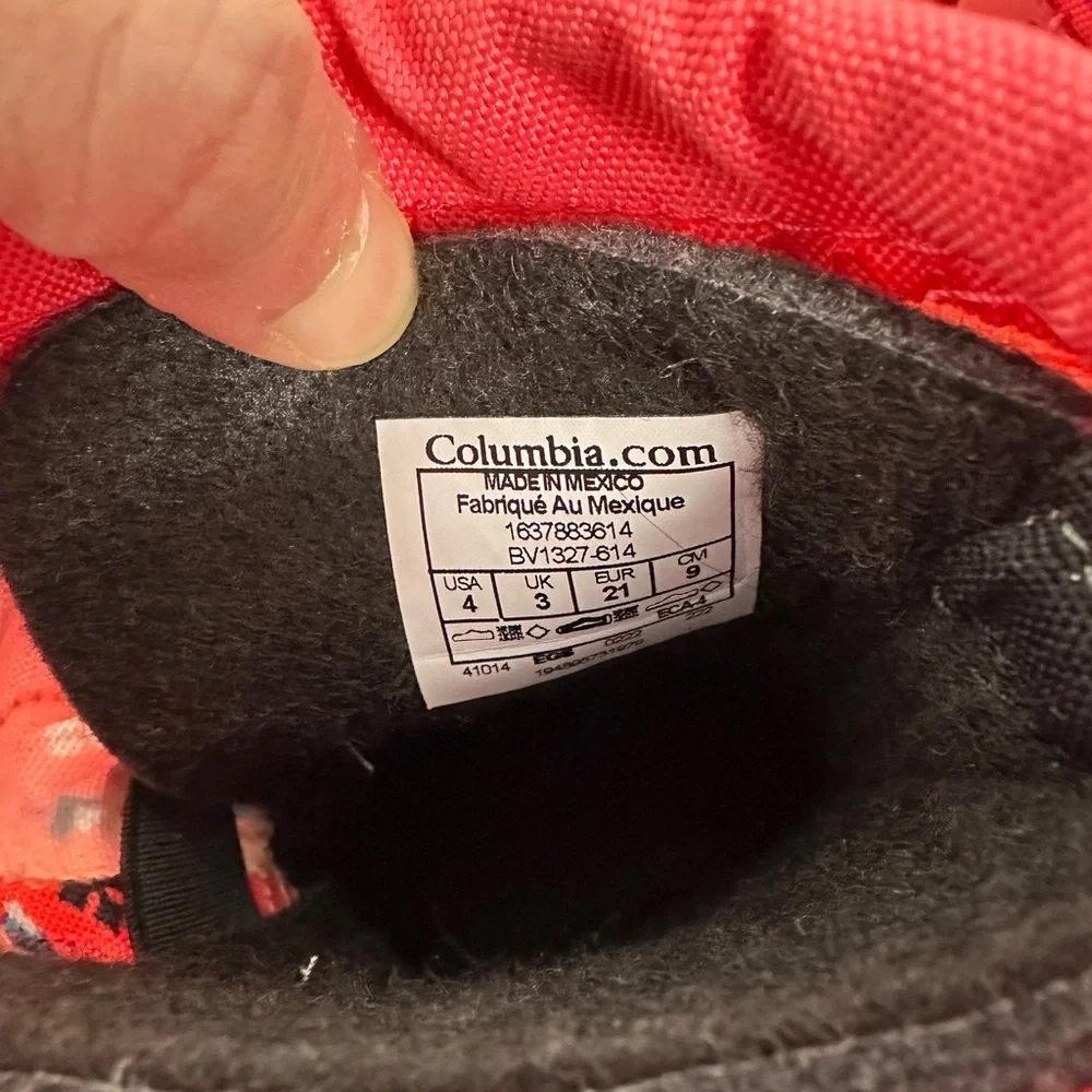 Columbia Youth Powderbug Plus II pink size toddler 4